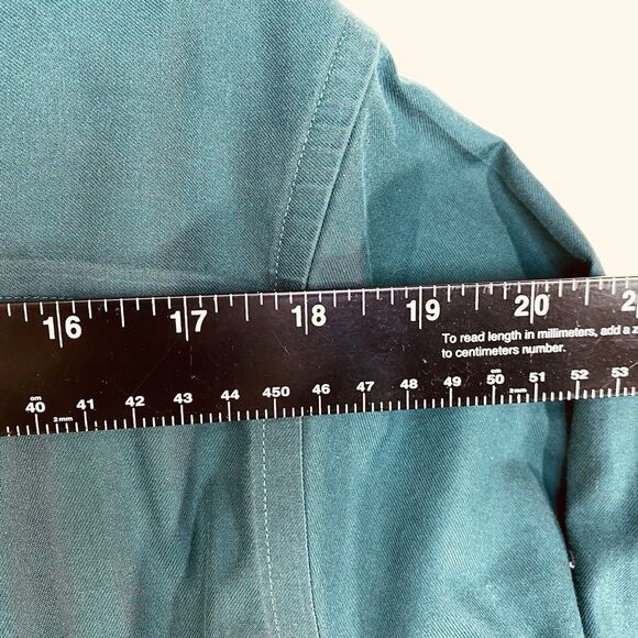 Cabela Shirt Mens Sz M Dark Green Button Up Long Sleeve 100% Cotton Outdoors - Picture 9 of 10